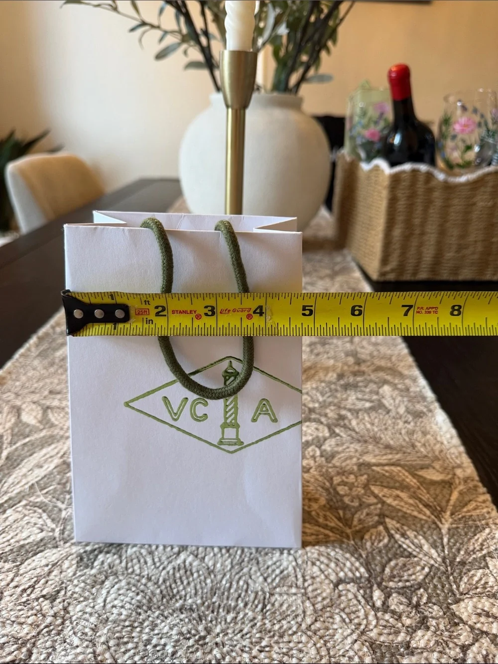 Authentic Van Cleef & Arpels VCA Small Shopping Gift Bag